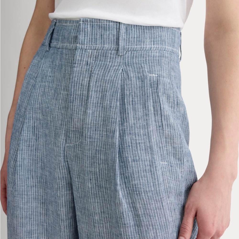 Everlane The Linen Way-High Drape Pant